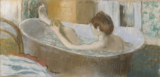 Femme à son bain, s